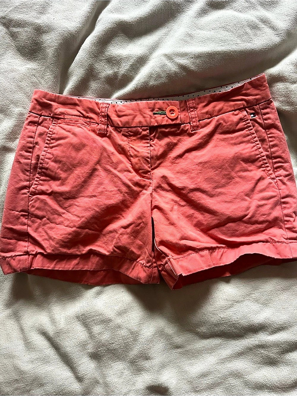 Tommy Hilfiger Pink Denim Shorts